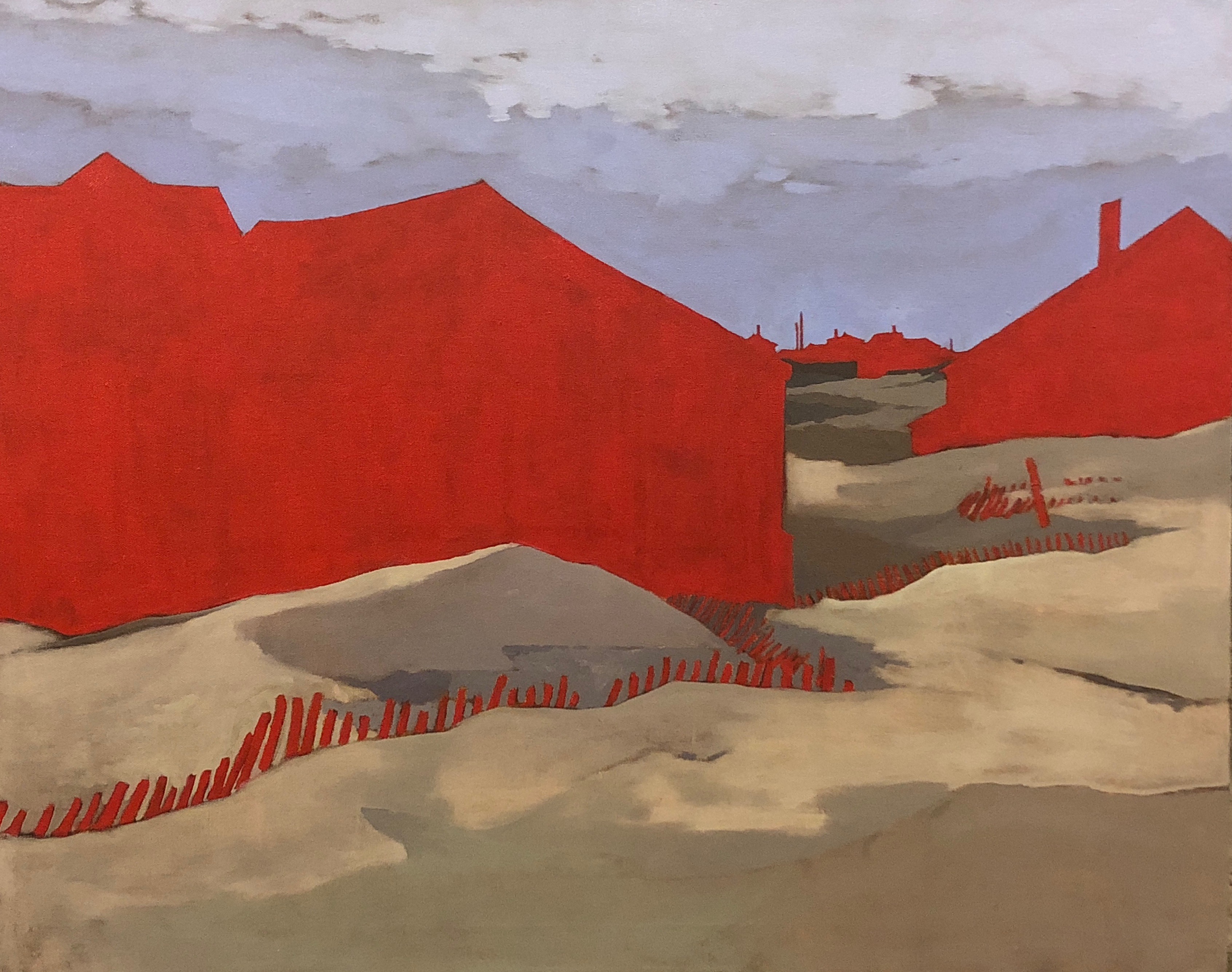 Sandwave, oil on canvas, 30”x40”, 2018