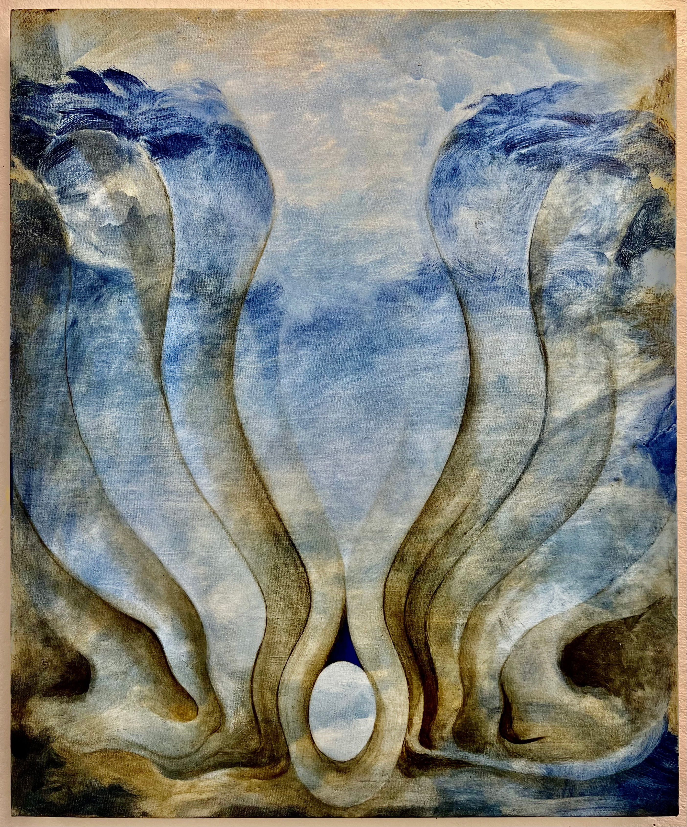 Ocean Song, oil on canvas, 30”x40”, 2022