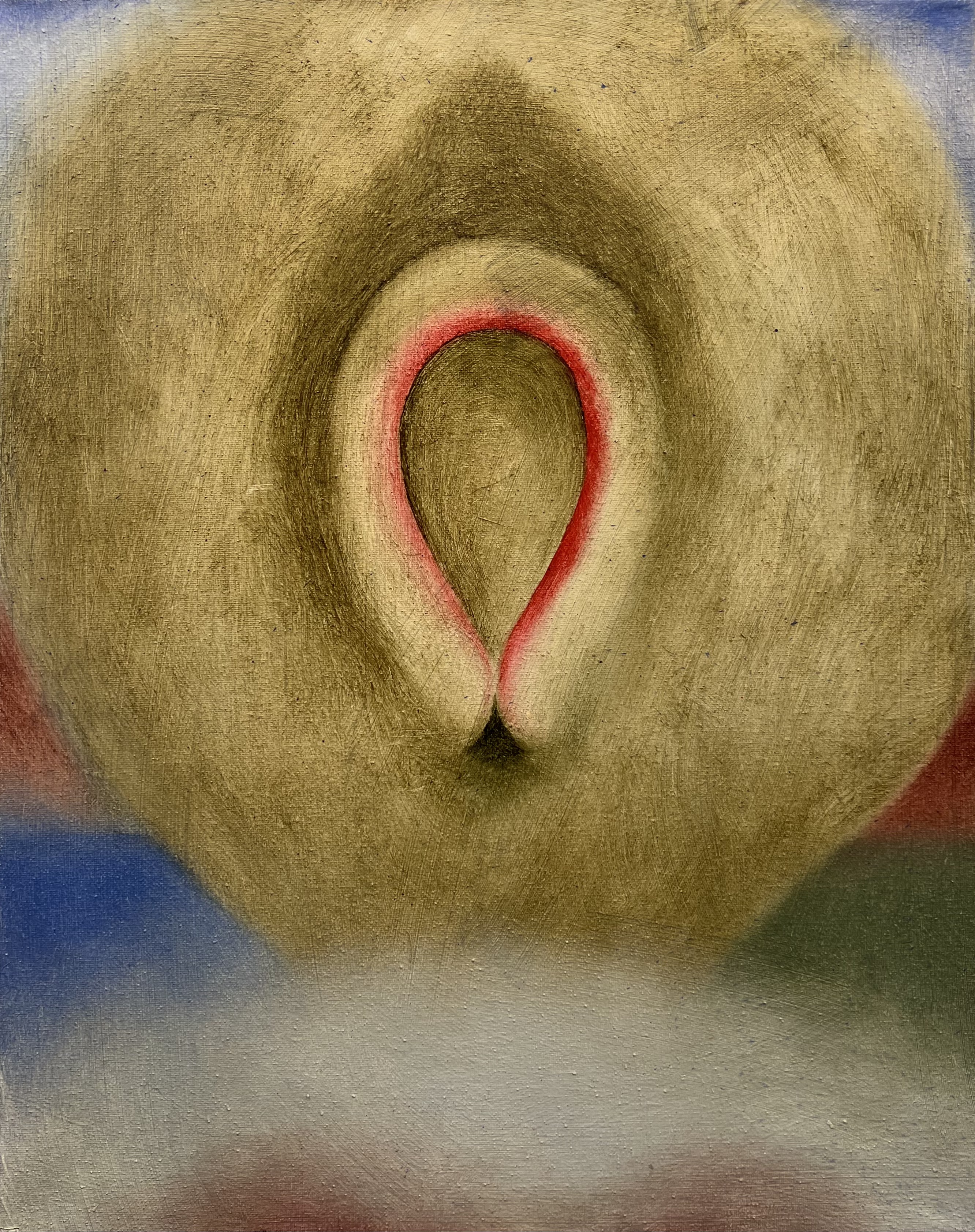 Magic Mountain, oil on canvas, 16”x20”, 2022