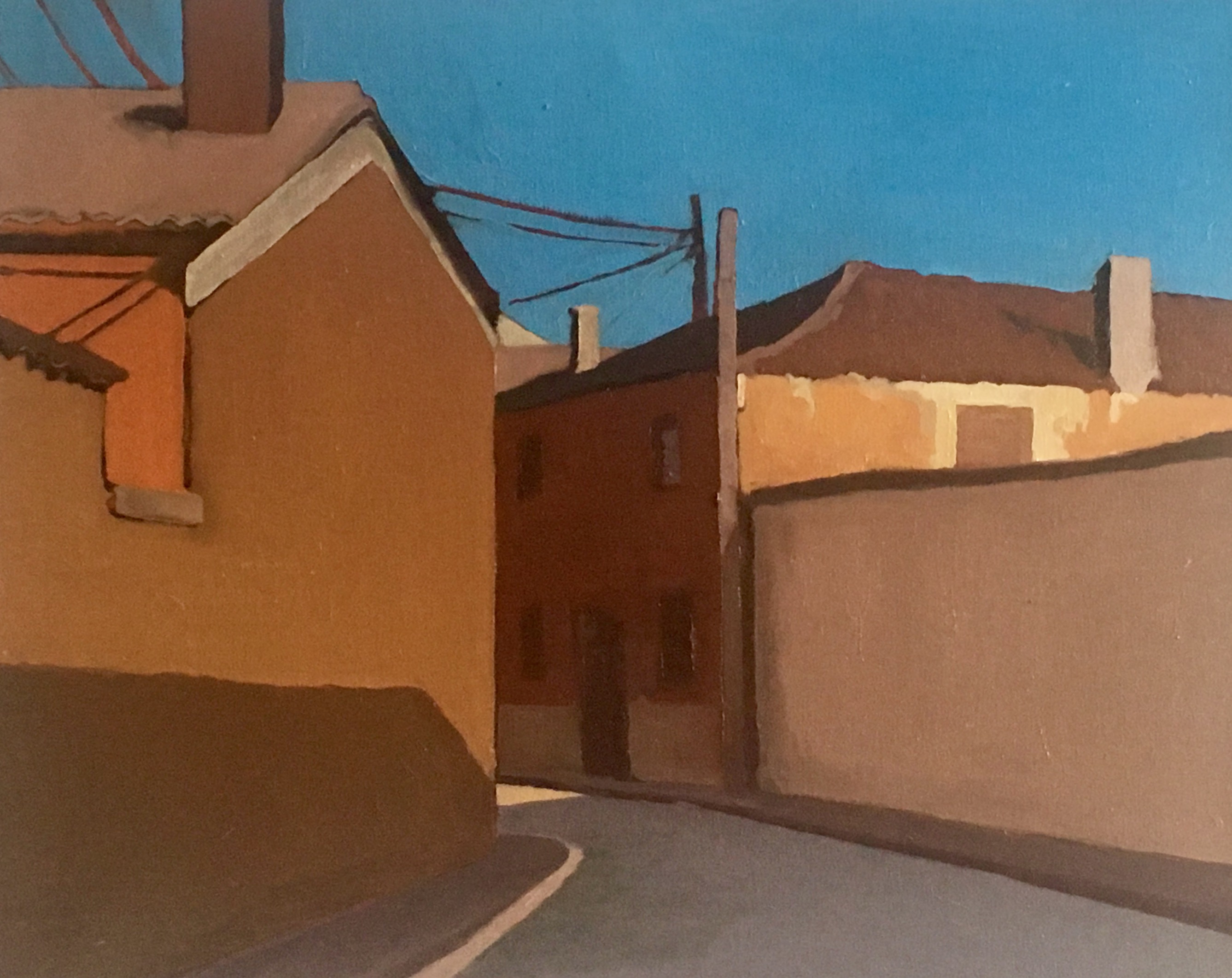 Itero de la Vega Two, oil on canvas, 20”x24”, 2018