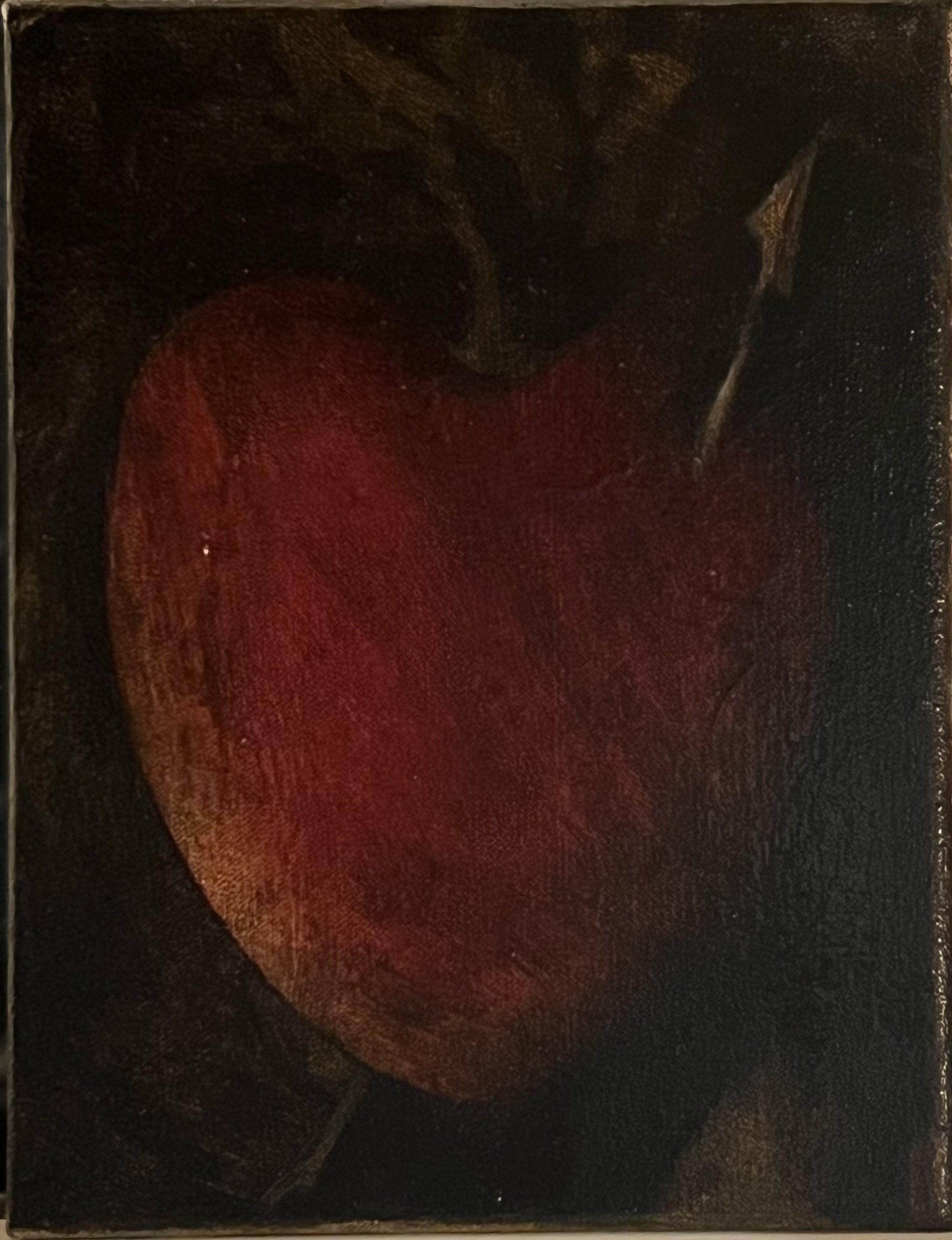 Eve’s Apple, oil on canvas, 8”x10”, 2023